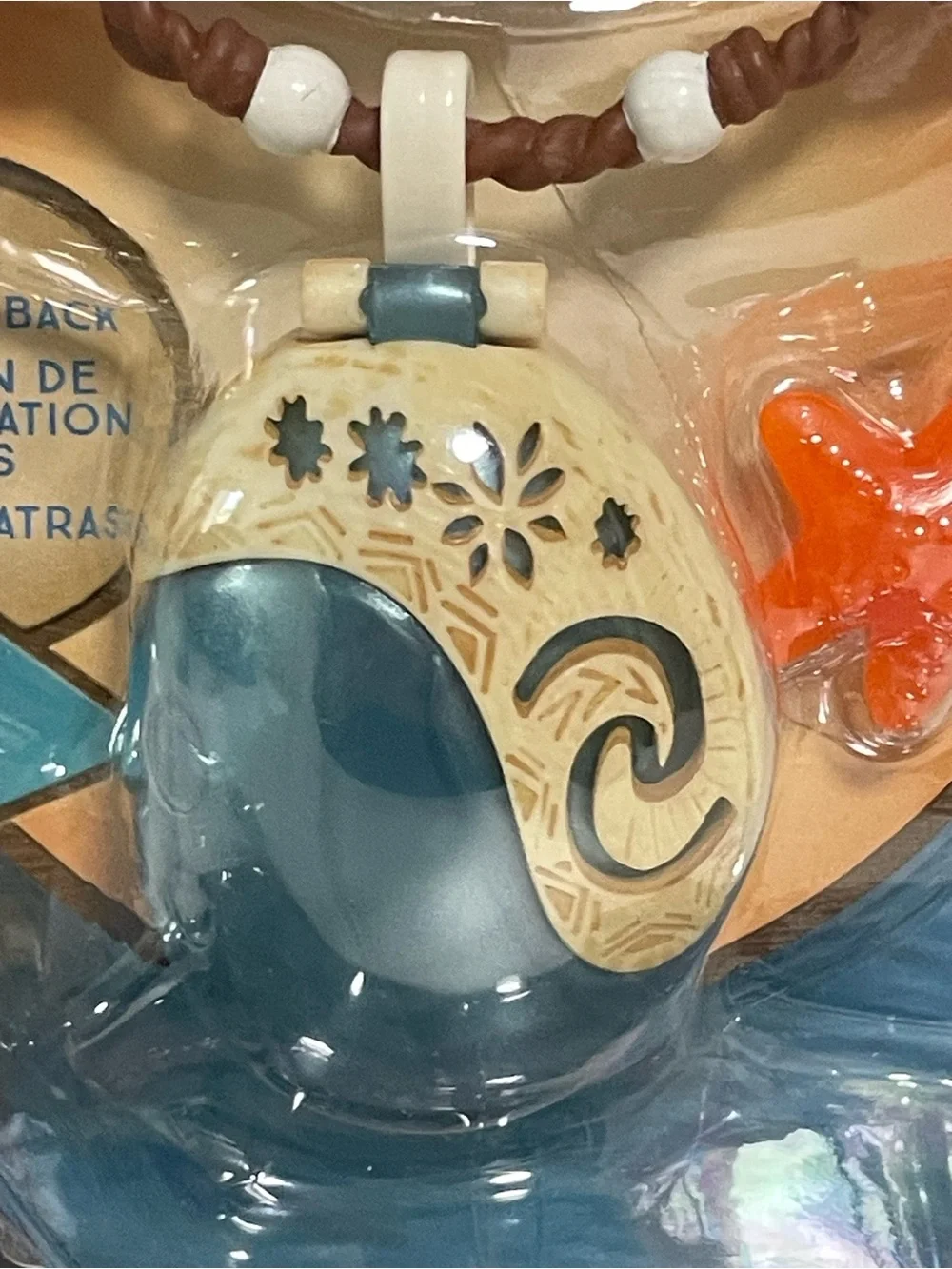 Disney Moana 2 Light-Up Shell Necklace - Blue, Gold & Orange